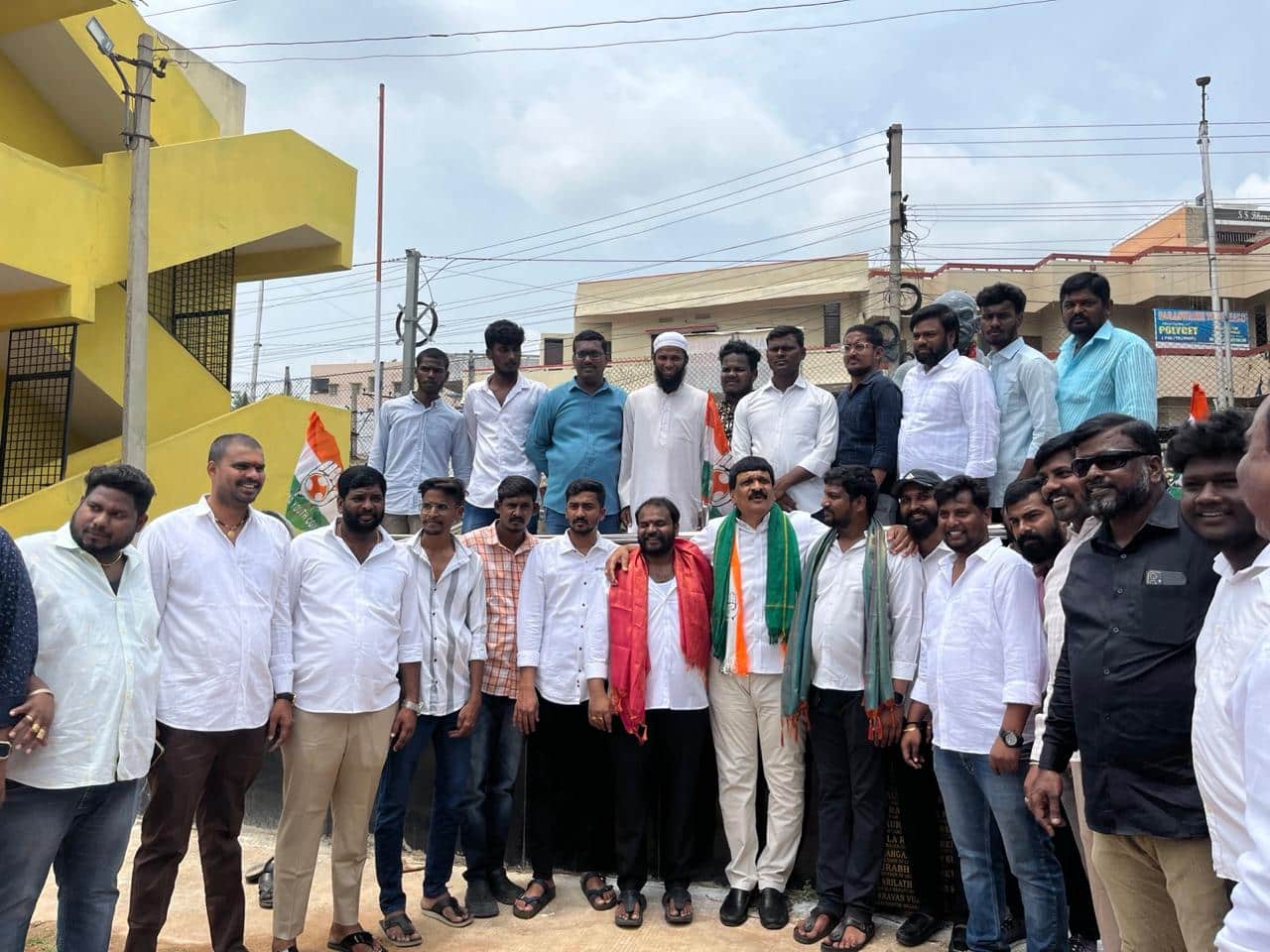 Geedi Charanjith Goud participating in social service activities and community welfare programs in Malkajgiri