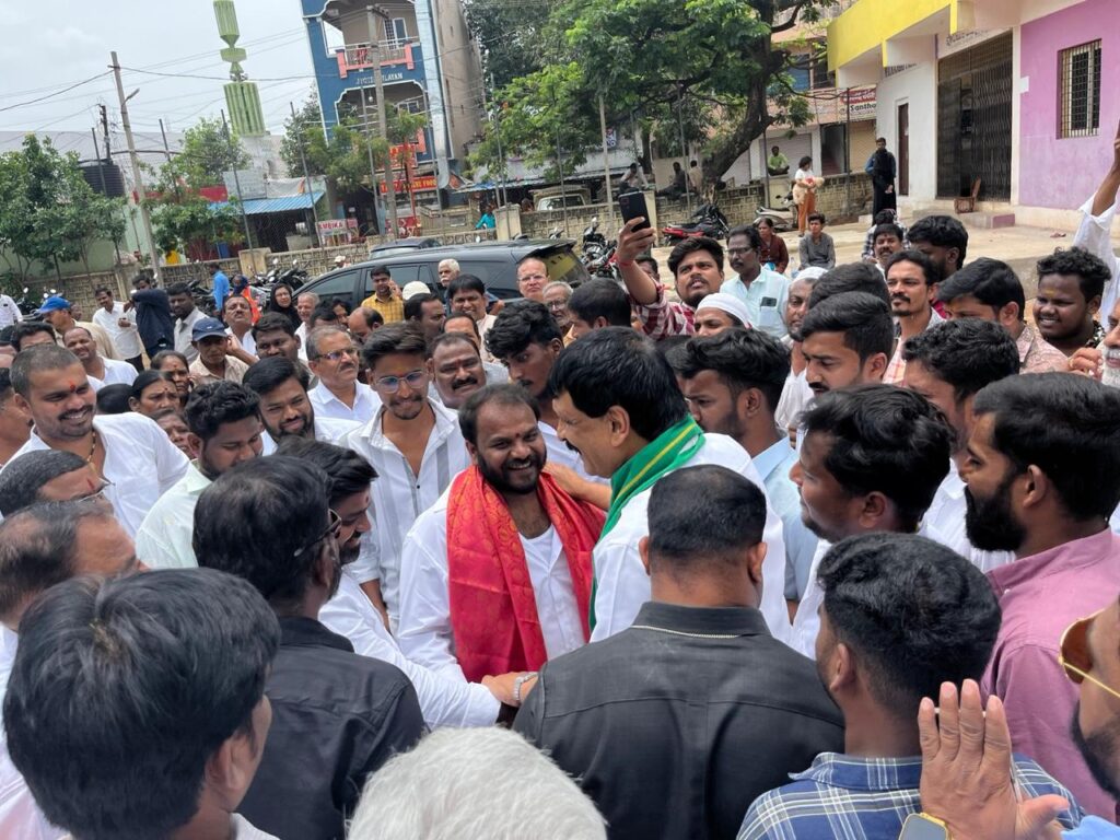 Youth Congress President Malkajgiri Geedi Charanjith Goud