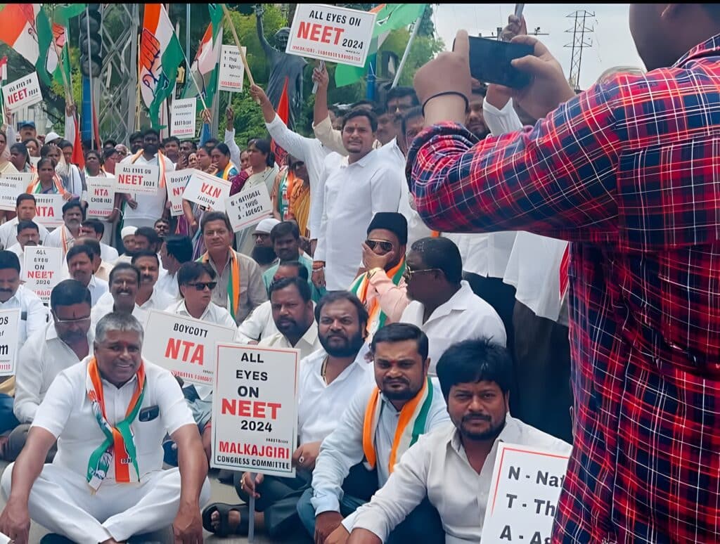 Geedi Charanjith Goud participating in social service activities and community welfare programs in Malkajgiri