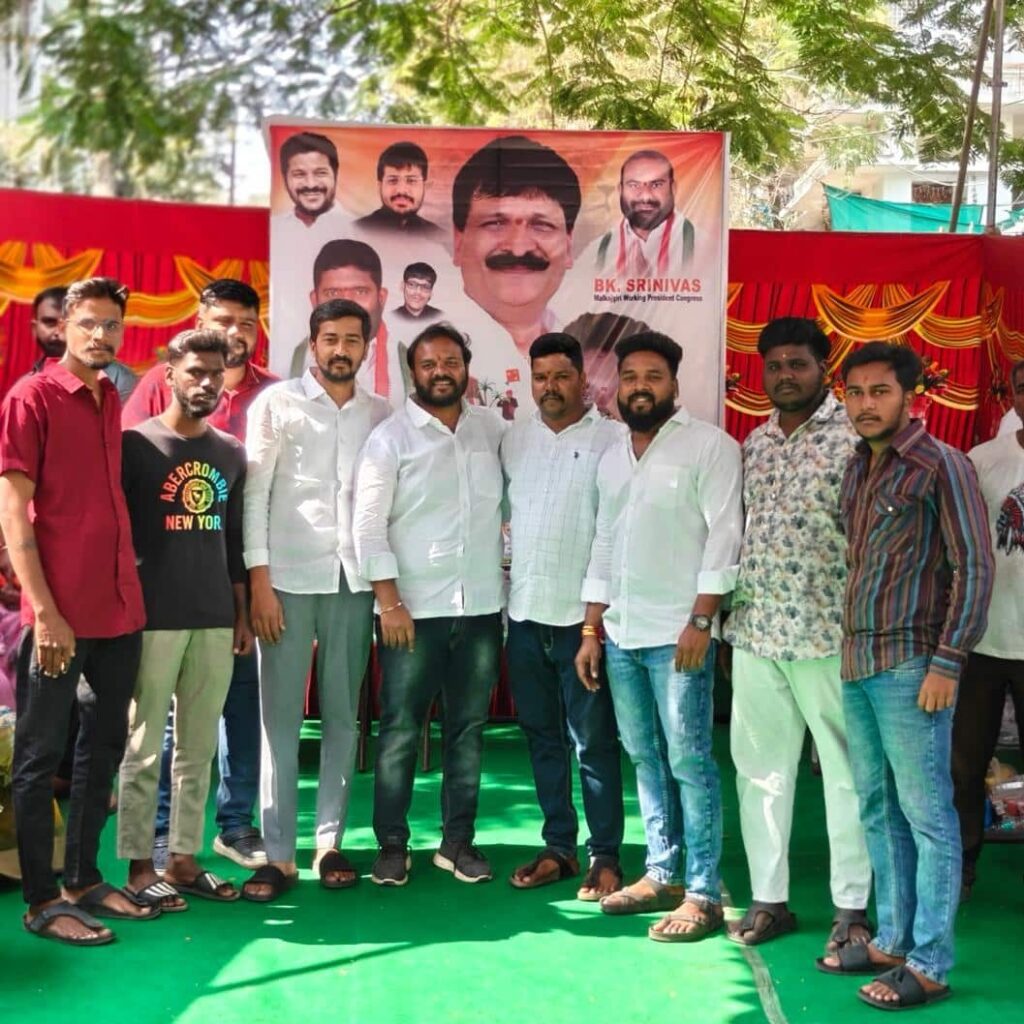 Geedi Charanjith Goud participating in youth empowerment and community engagement activities in Malkajgiri
