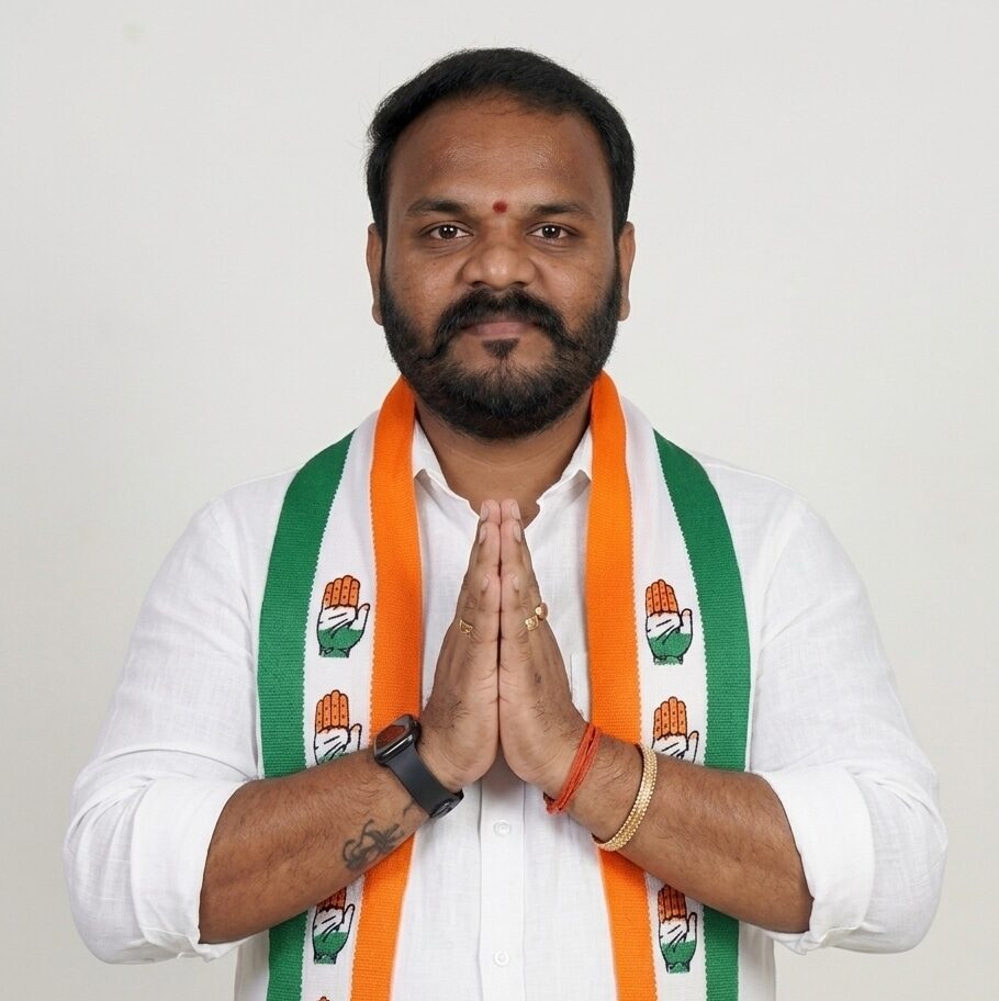 Geedi Charanjith Goud is a dynamic Youth Congress leader from Malkajgiri dedicated to public service, youth empowerment, and community development while carrying forward the legacy of senior Congress leader Geedi Srinivas Goud.
