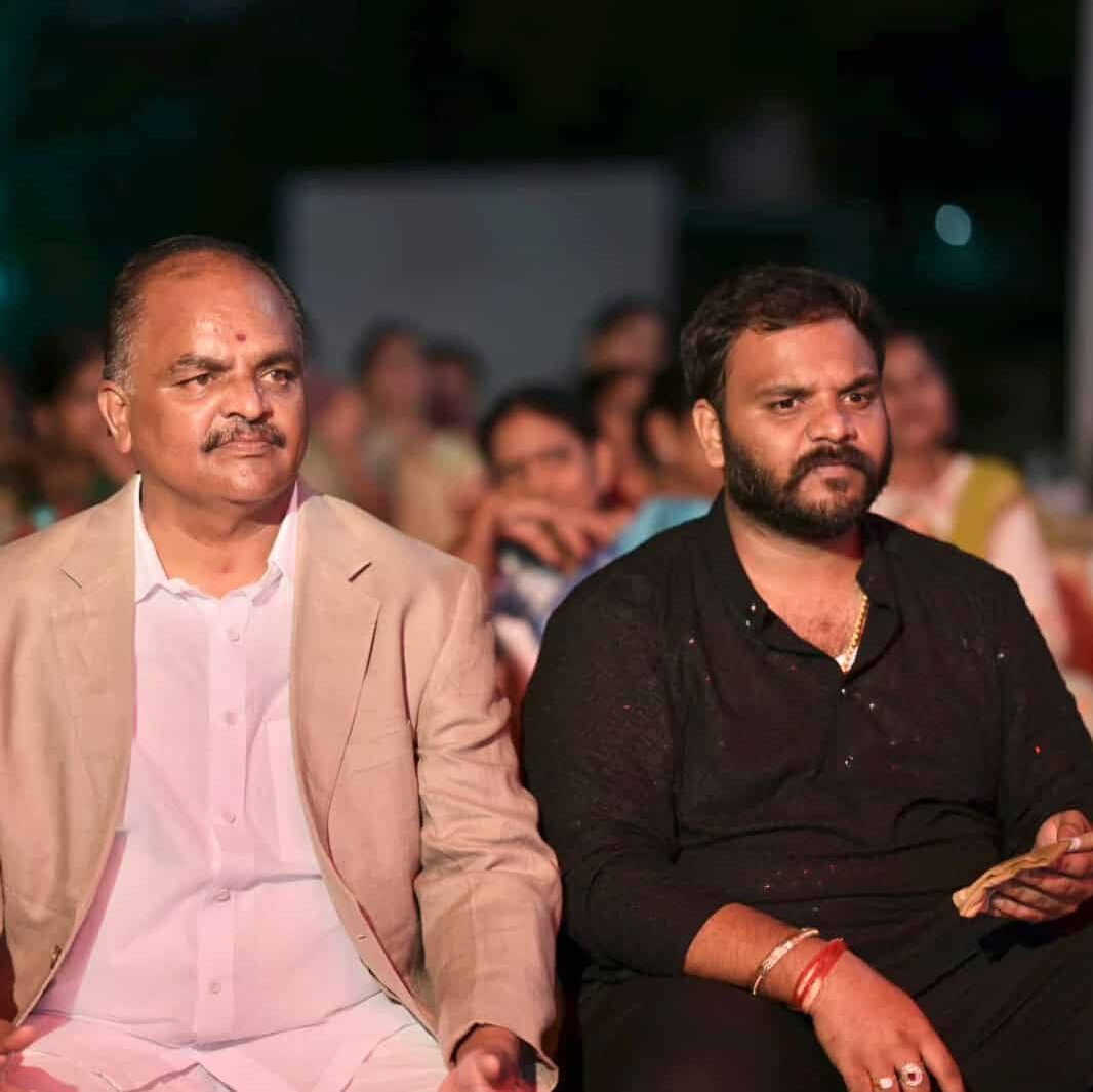 > Geedi Charanjith Goud, inspired by his father and senior Congress leader Geedi Srinivas Goud, continues to serve the people with dedication, leadership, and commitment.