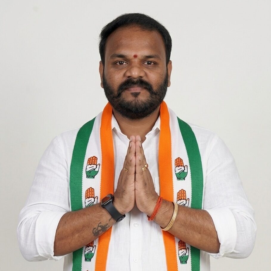 Geedi Charanjith Goud is a dynamic Youth Congress leader from Malkajgiri dedicated to public service, youth empowerment, and community development while carrying forward the legacy of senior Congress leader Geedi Srinivas Goud.