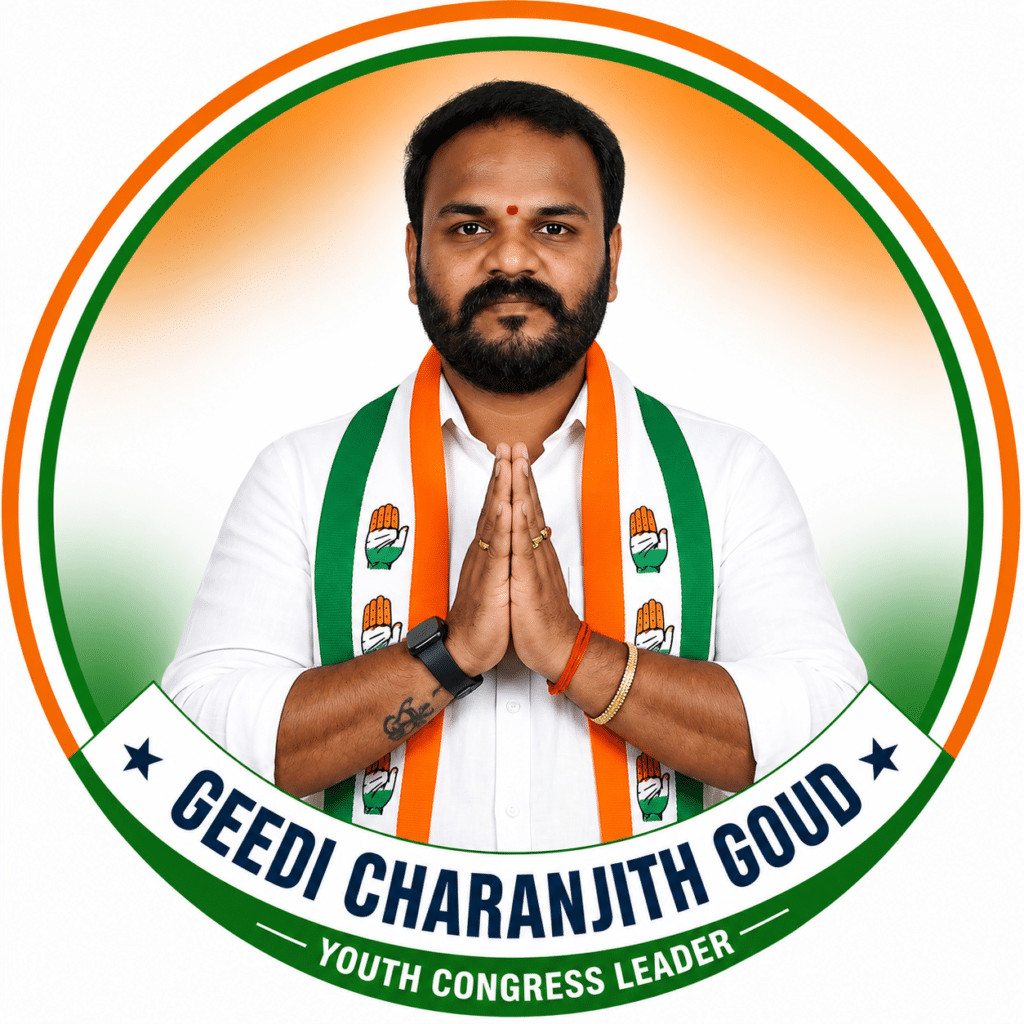 Geedi Charanjith Goud Public Leader
