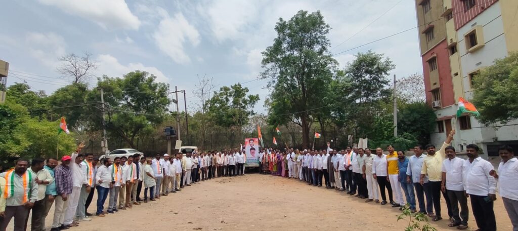 Geedi Charanjith Goud Road Development Initiative supporters thank Revanth Reddy for ₹960 crore road development project