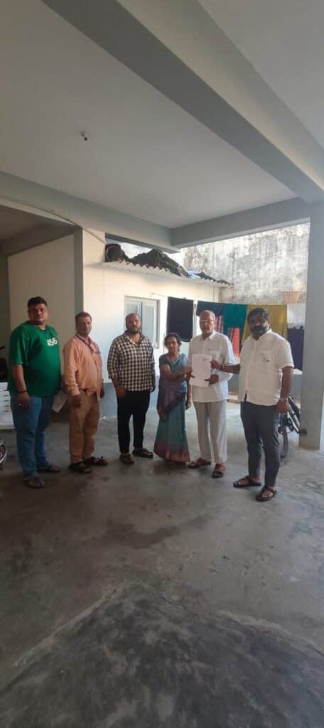 SIR Door-to-Door Campaign 2026 community outreach by Geedi Charanjith Goud