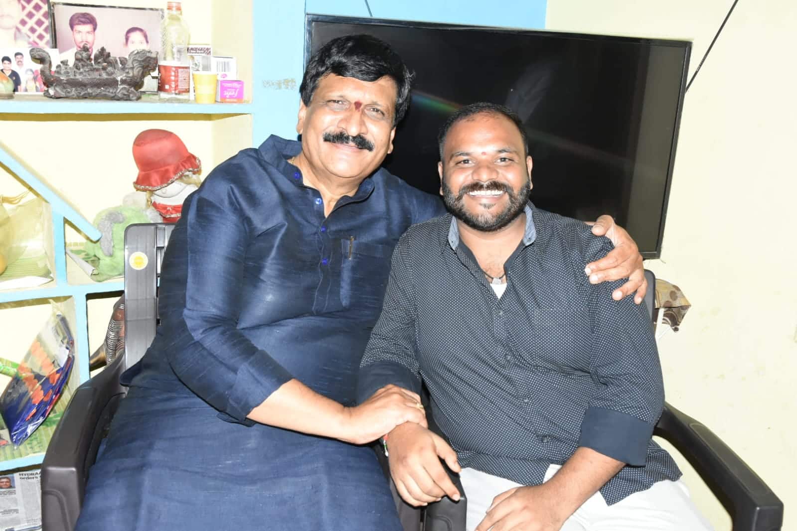 Geedi Charanjith Goud Meets Mynampally Hanumanth Rao